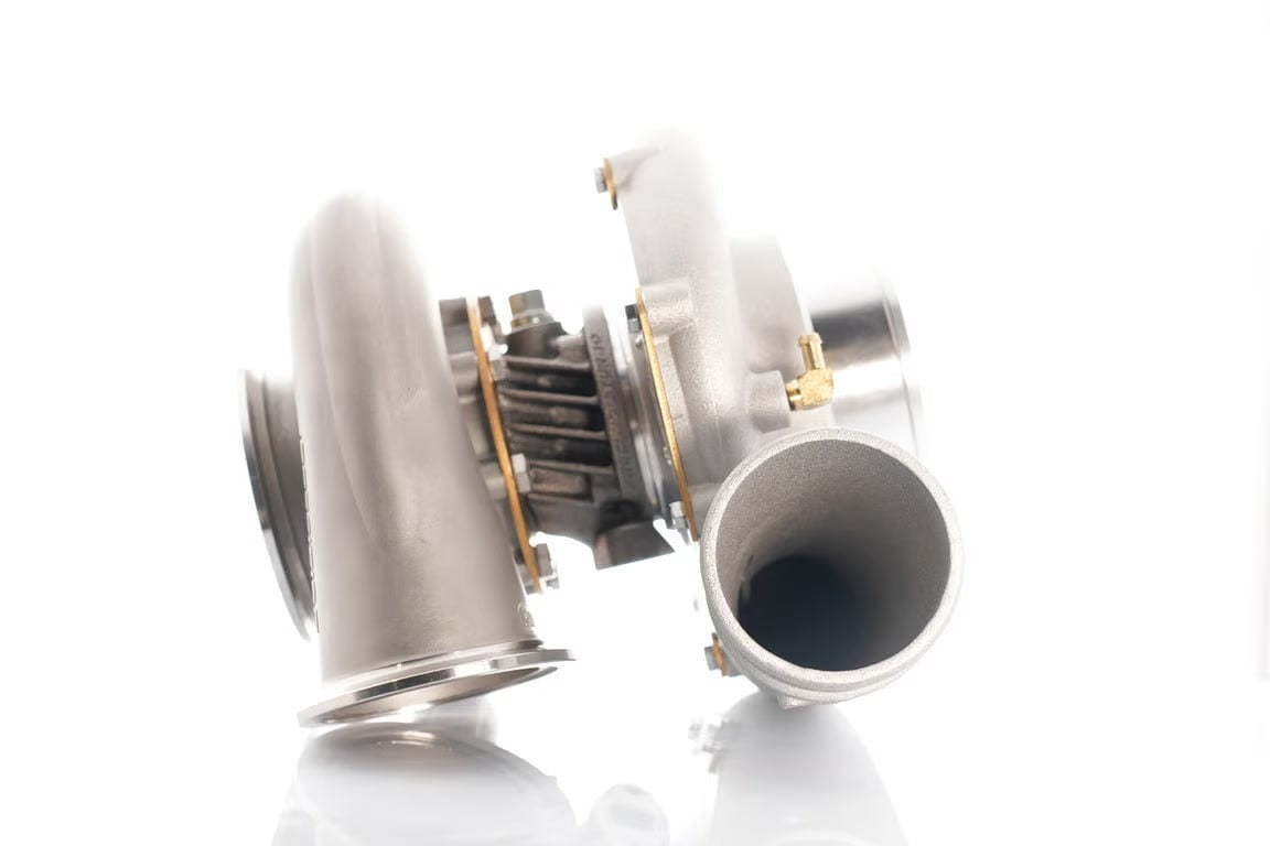 Precision Turbo & Engine NEXT GEN PT6870 BB HP CC W/ T4 STAINLESS V-BAND IN/OUT .96 A/R