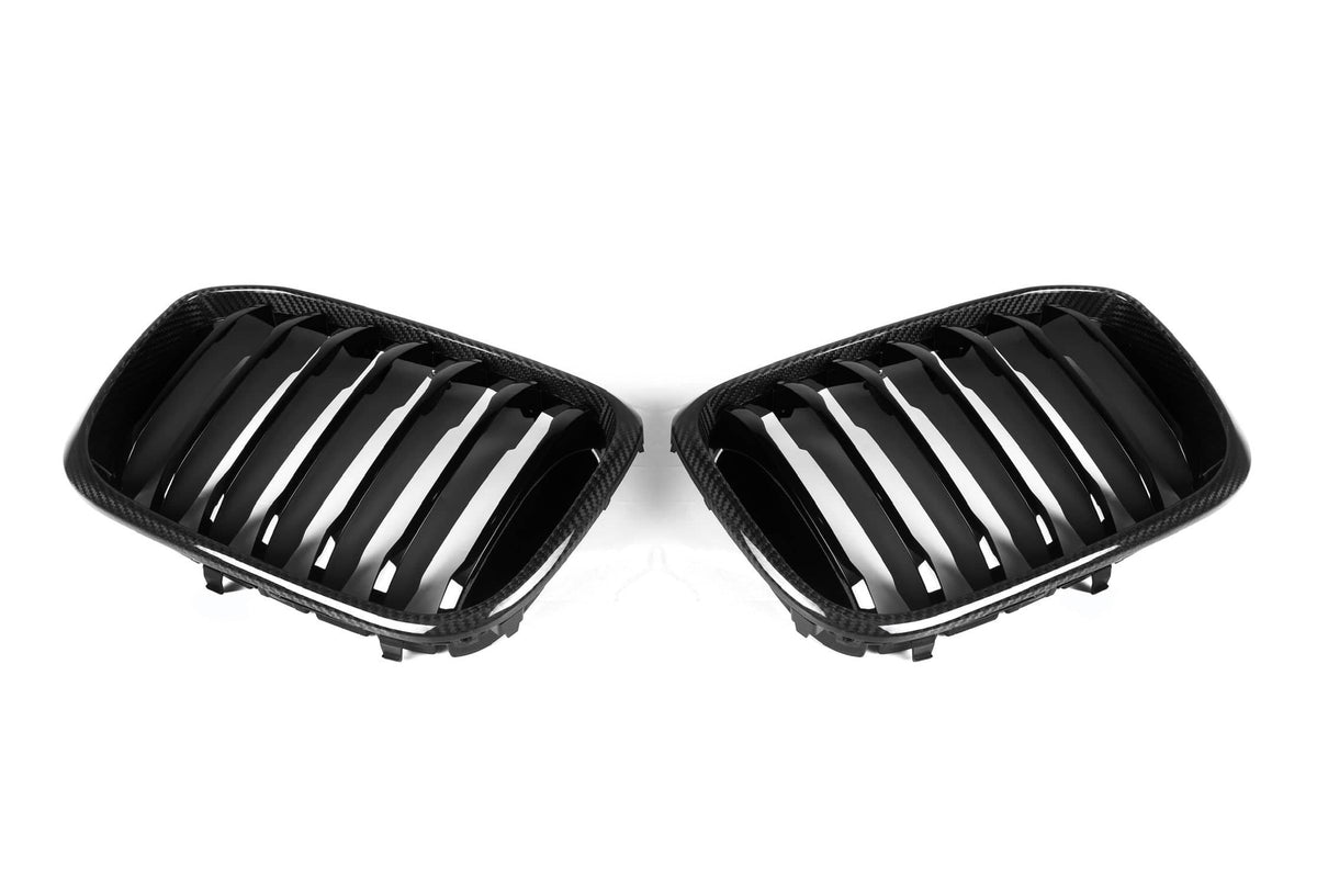 X3/X4 G01/G02/G08 Pre-LCI Single Slat Dry Carbon Fiber Grill