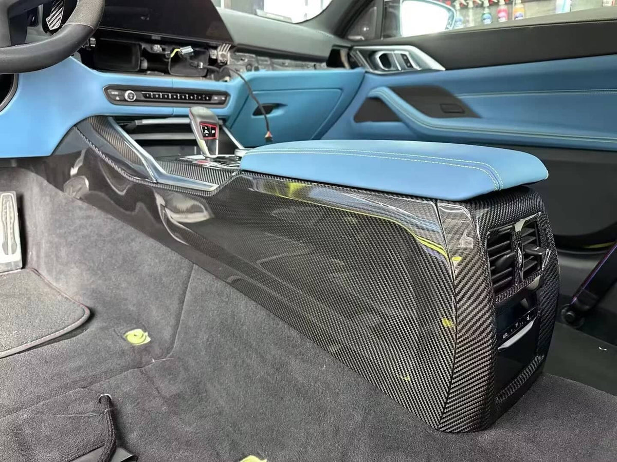 G8X M3/M4 Dry Carbon Fiber Center Console Side Trim