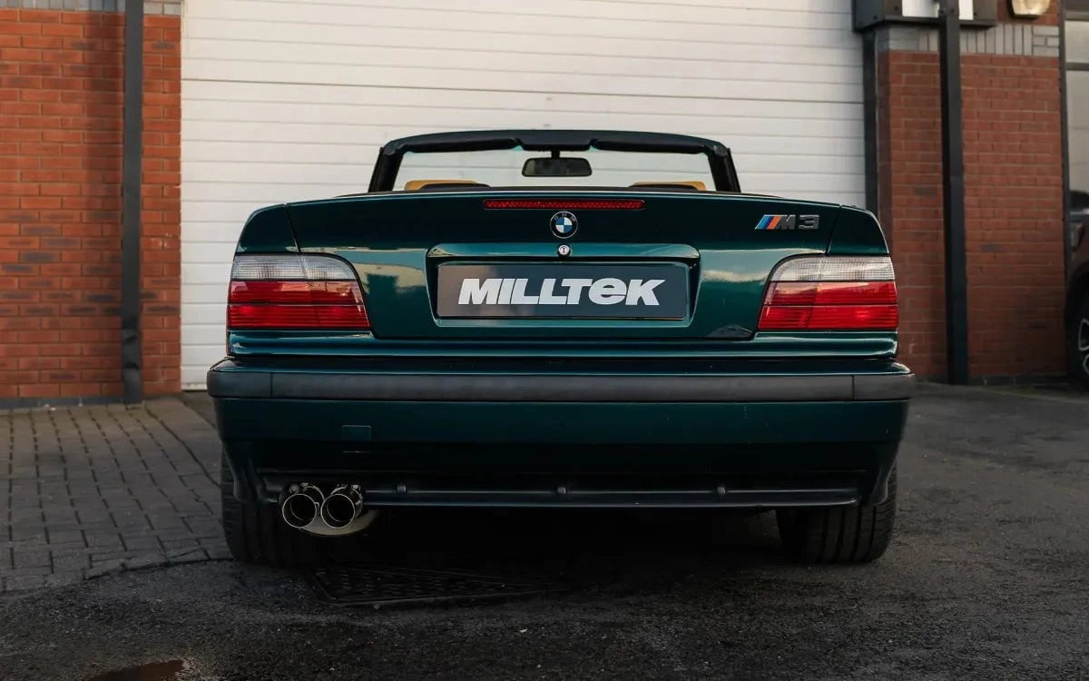 Milltek BMW E36 M3 - Cat-back With OEM+ Single Wall Polished 70mm Tips
