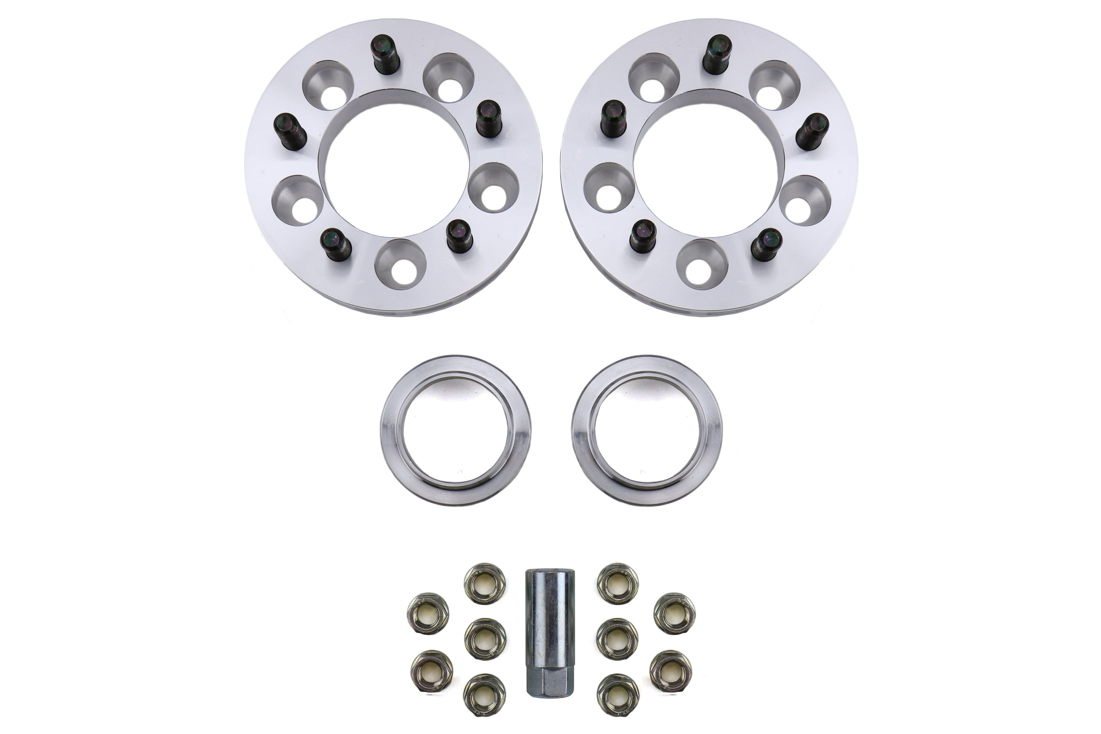Project Kics Wheel Spacers 5x100 25mm w/ Hub Rings - Subaru Models (inc. 2002-2014 WRX)