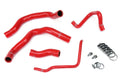 HPS Performance Silicone Radiator Coolant Hose Kit, 02-08 Mini Cooper S 1.6L Supercharged, Red, 57-1211-RED