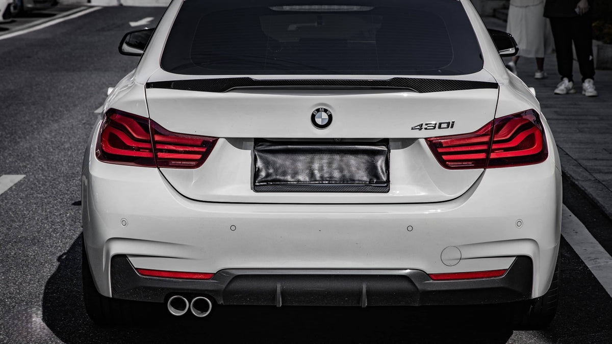 F3X M4 Style Dry Carbon Spoiler