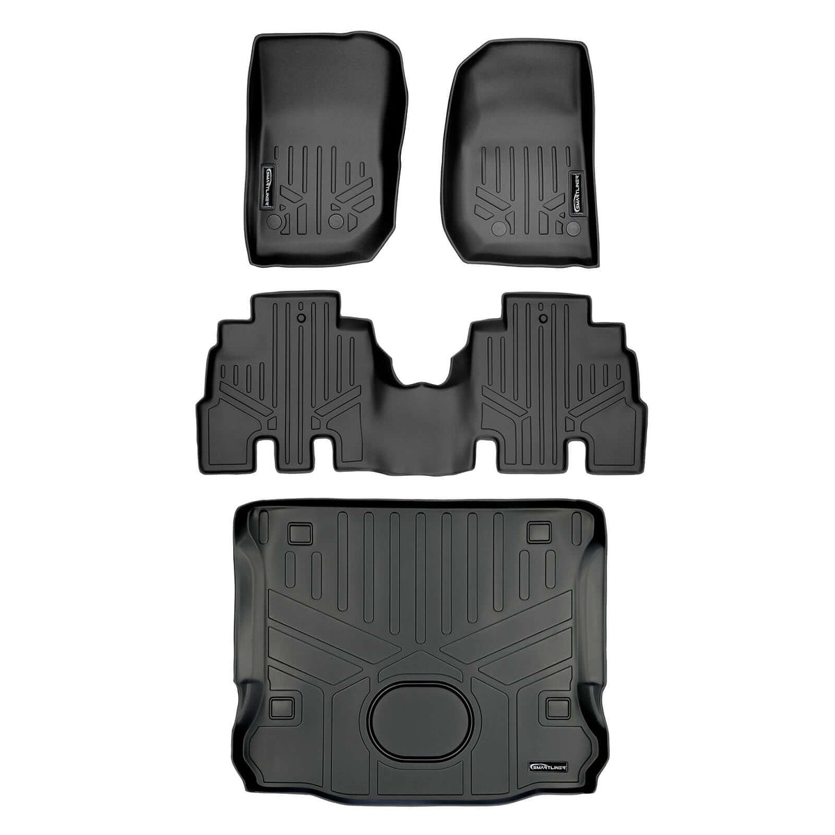 Smart TrimTM Floor Liners For 2015-2018 Jeep Wrangler Unlimited (JK Old Body Style Only)