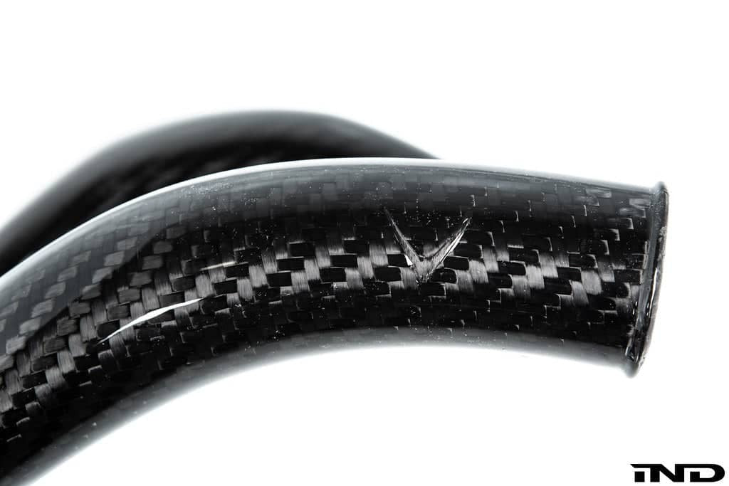 Eventuri BMW F8X M2C M3 M4 S55 Black Carbon Charge Pipe Set - Gloss