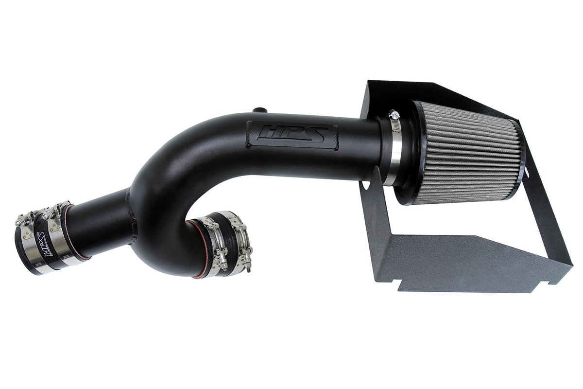 HPS Performance Air Intake Kit with Heat Shield, 2015-2016 Ford F150 3.5L V6 Ecoboost Turbo, 827-634
