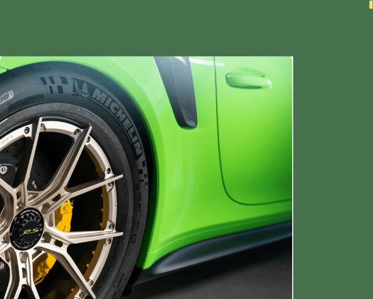 VORSTEINER PORSCHE 991 GW9 Side Skirts Carbon Fiber PP 2x2 Glossy