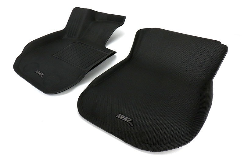 3D MAXpider Heavy Duty All Weather Floor Mats (Black) - Front Row - 2020-2024 Toyota GR Supra