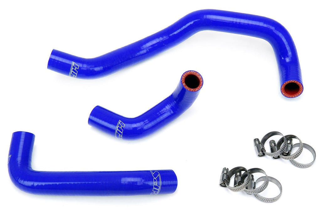 HPS Blue Reinforced Silicone Heater Hose Kit Nissan 95-98 240SX S14 KA24DE