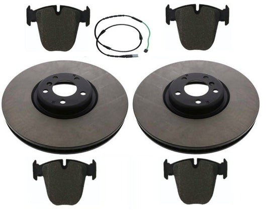 BMW F15 X5 Rear Brake Kit W/Ceramic Pads & Sensor (W/M Performance Brakes)