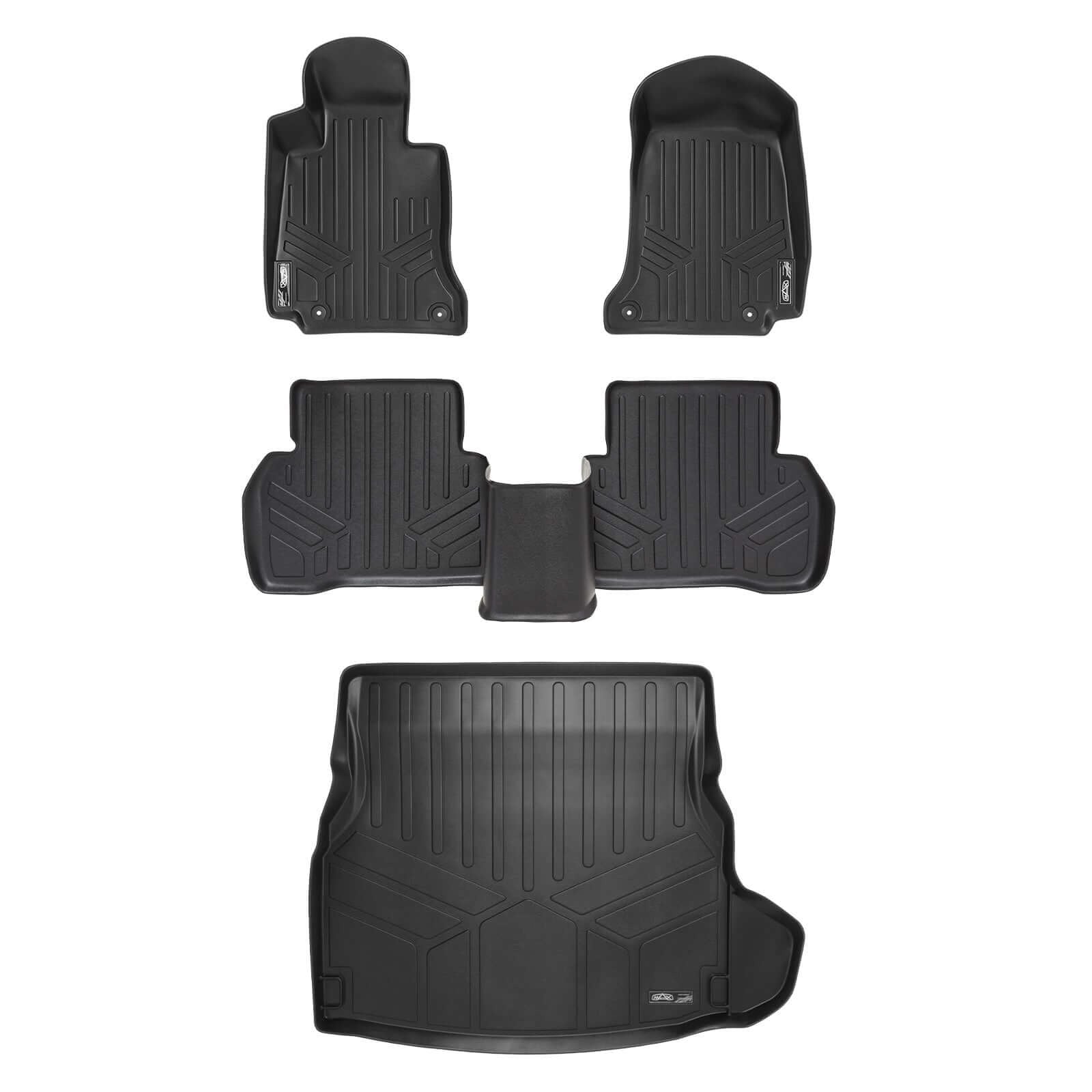 Smart TrimTM Floor Liners For 2015-2021 Mercedes Benz C Class Sedan (No Hybrid Models)