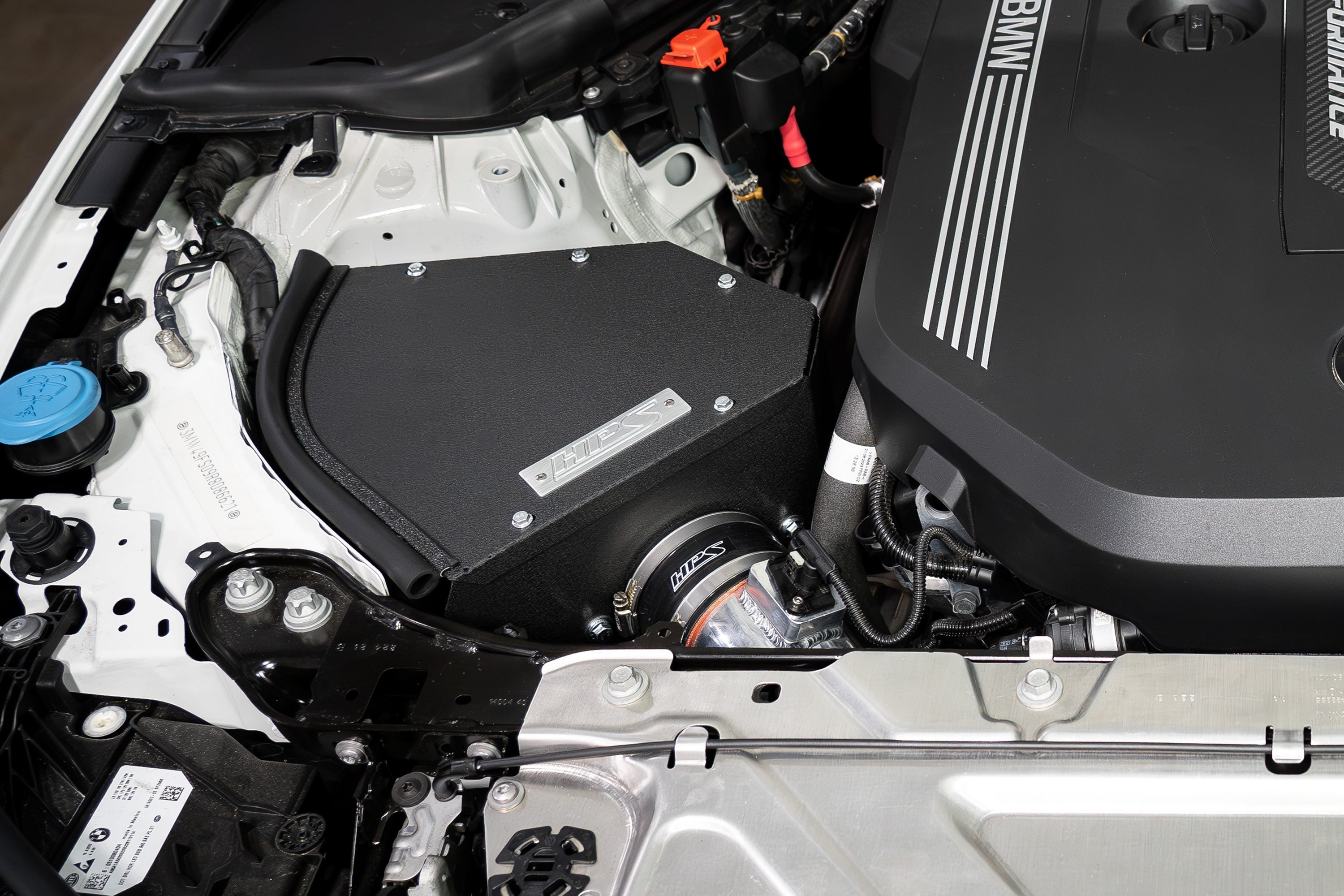 HPS Performance Air Intake Kit with Heat Shield 2023-2024 BMW M240i 3.0L Turbo B58 G42, 827-771