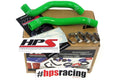 HPS Green Reinforced Silicone Radiator Hose Kit Kawasaki 08-14 KFX450R