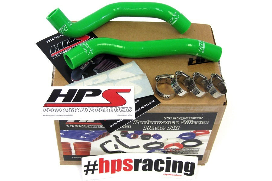 HPS Green Reinforced Silicone Radiator Hose Kit Kawasaki 08-14 KFX450R