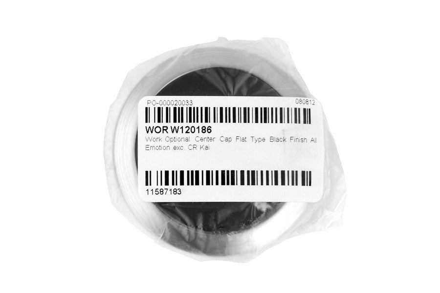 Work Wheels Emotion Center Cap Black Flat Type