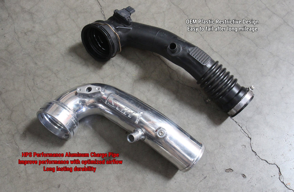 HPS Intercooler Cold Side Charge Pipe, BMW 2010-2019 X6 3.0L Turbo N55, 17-127