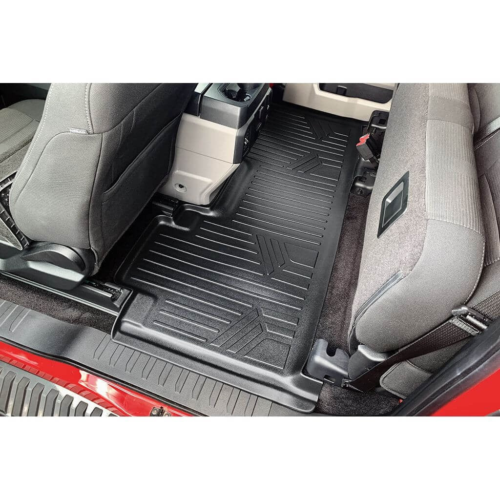 SMARTLINER Custom Fit Floor Liners For 2015-2026 Ford F-150 SuperCab with 1st Row Bucket Seats Carpeted Flooring