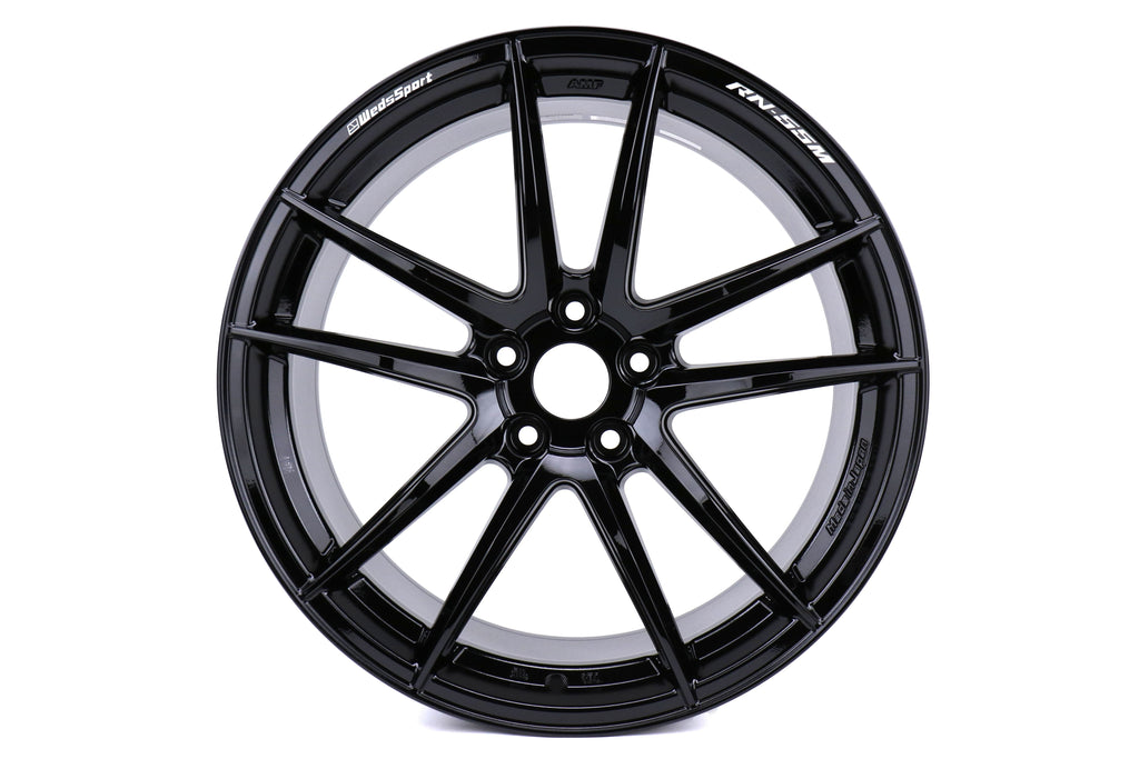 WedsSport RN-55M Gloss Black 19x10 +40 5x112 (Single Wheel) - 2020-2023 Toyota GR Supra