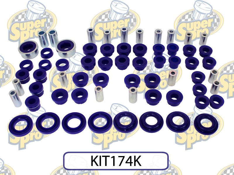 SuperPro Front / Rear Vehicle Master Bushing Kit - 2013-2016 Scion FR-S / 2013-2024 Subaru BRZ / 2017-2024 Toyota GR86