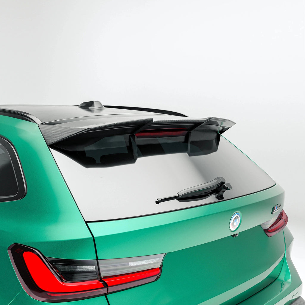 Revozport Carbon Fiber Rear Roof Spoiler for BMW G81 M3 2021-2024