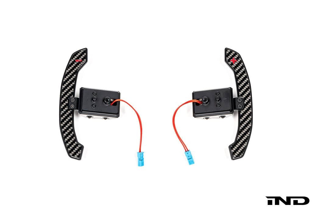 JQ Werks / MadTrace BMW G-Chassis Clubsport Magnetic Shift Paddle Set - Carbon V3