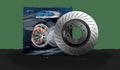 SHW 2016 Porsche Boxster Spyder w/o Ceramics Right Rear Cross-Drilled MB Brake Rotor (98135240400)