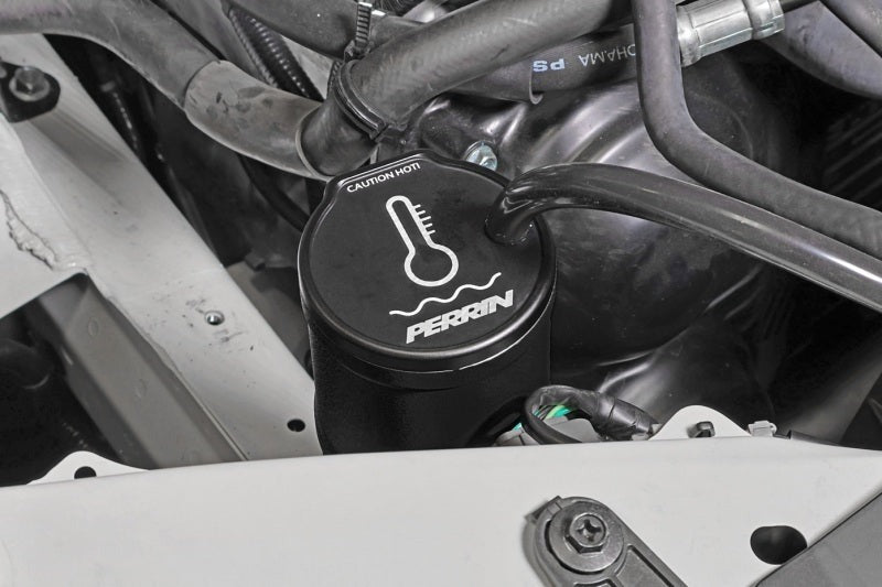 PERRIN Coolant Overflow Tank - Black 2002-2025 Subaru WRX / 2004-2021 STI / 2013-2026 BRZ/GR86/FRS/86