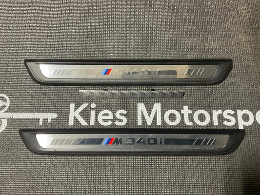 OPEN BOX - BMW G20 M340i OEM Replacement Interior Kit - Aluminum Rhombicle Anthracite