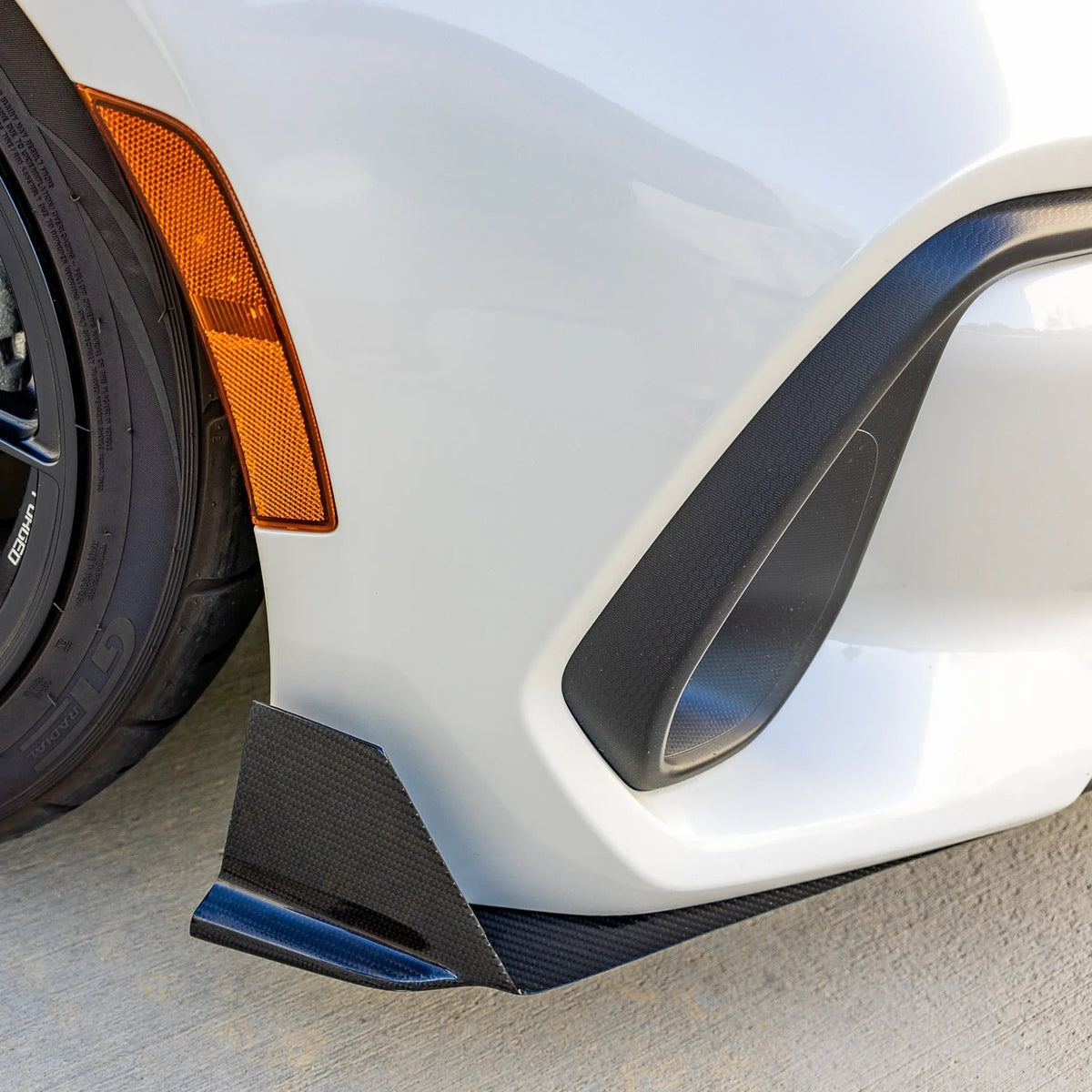 Compressive Tuning Black Series 3-Piece Carbon Fiber Front Lip Kit - 2022-2026 Subaru BRZ
