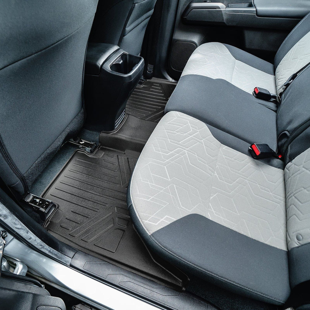 SmartCoverageTM Floor Liners For 2018-2023 Toyota Tacoma Double Cab (Manual Transmission)