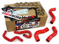 HPS Reinforced Red Silicone Radiator + Heater Hose Kit Coolant Mazda 90-93 Miata 1.6L