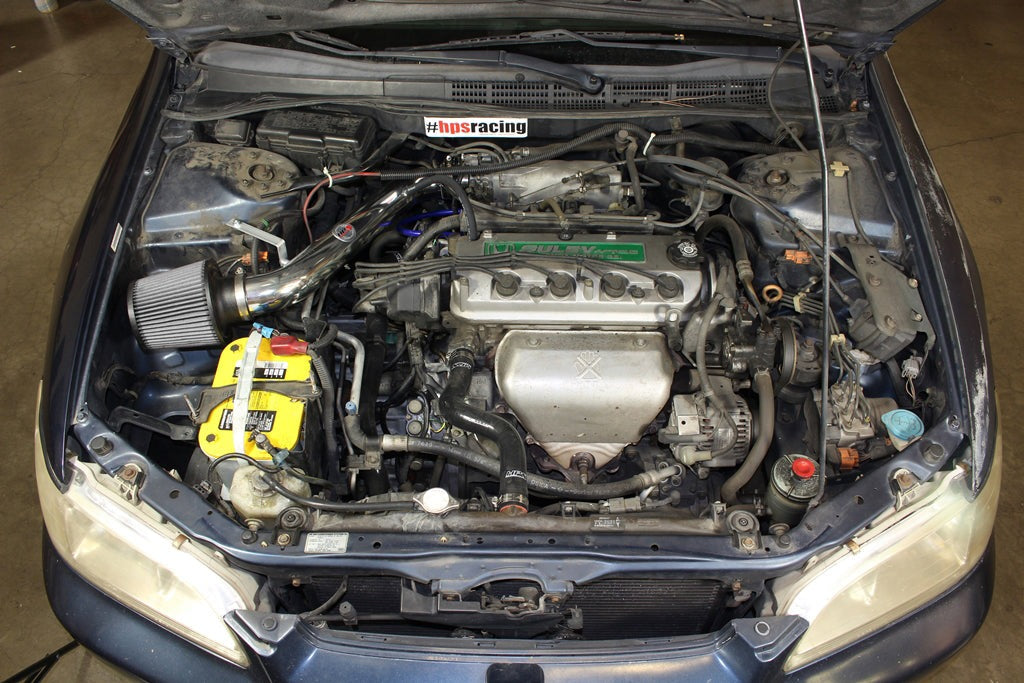 HPS Performance Shortram Air Intake Kit 1998-2002 Honda Accord 2.3L DX EX LX VP SE, Polish