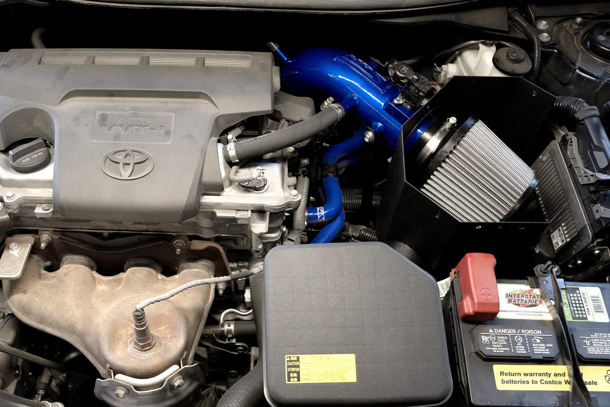 HPS All-New Shortram Air Intake Kit Toyota 2012-2017 Camry 2.5L, Includes Heat Shield, 827-691