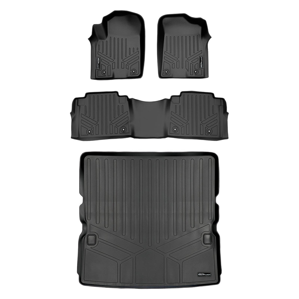 SMARTLINER Custom Fit Floor Liners For 17 18 Armada/11 13 Infiniti QX56/2014 2018 QX80