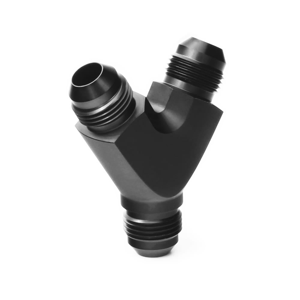 Nuke Performance Y Adapter Fitting, AN-6 (1x) to AN-6 (2x)