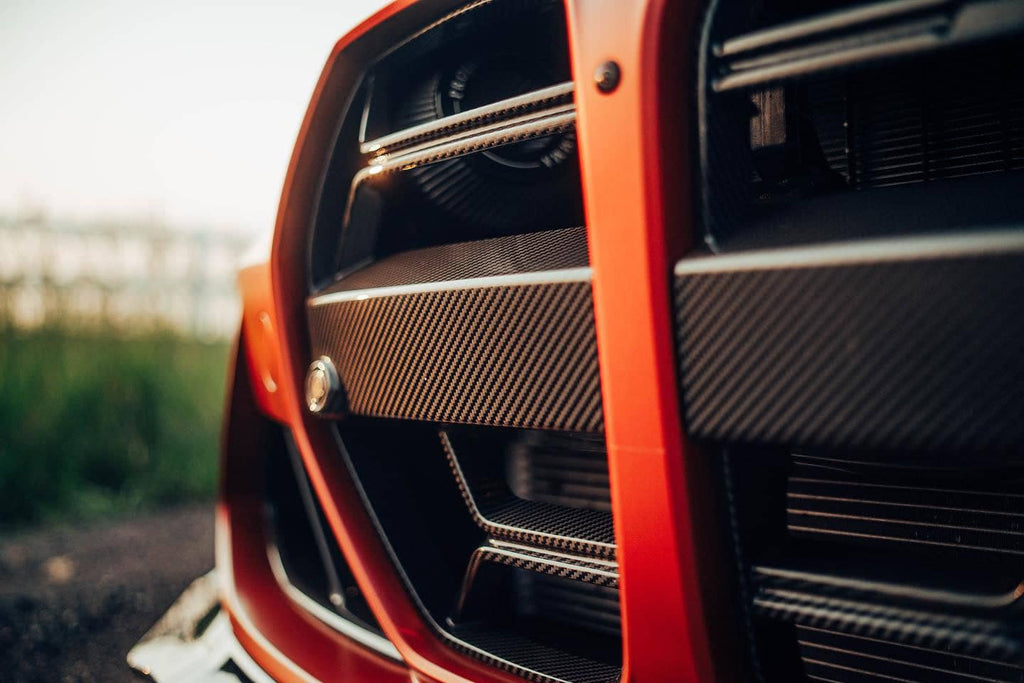 G8X Dry Carbon Fiber V2 Grill With or Without ACC