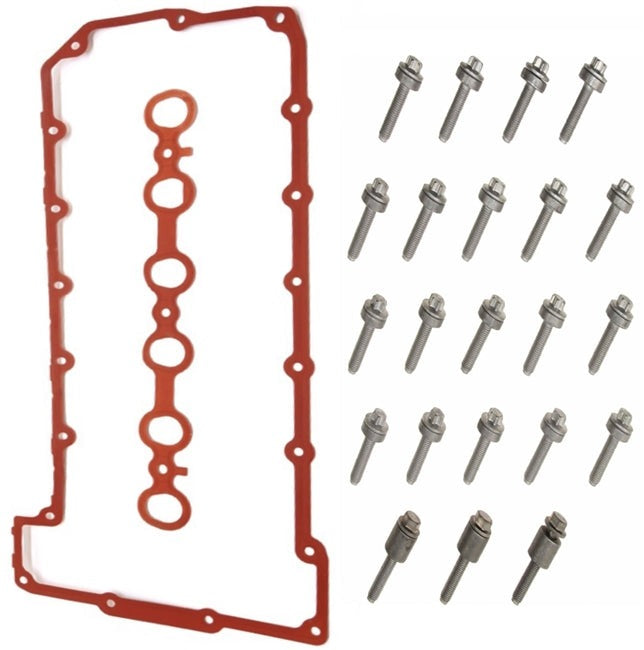 BMW E60/E61 5-Series Engine Valve Cover Gasket Kit W/ Bolts OEM 11127581215 (2006-2007)