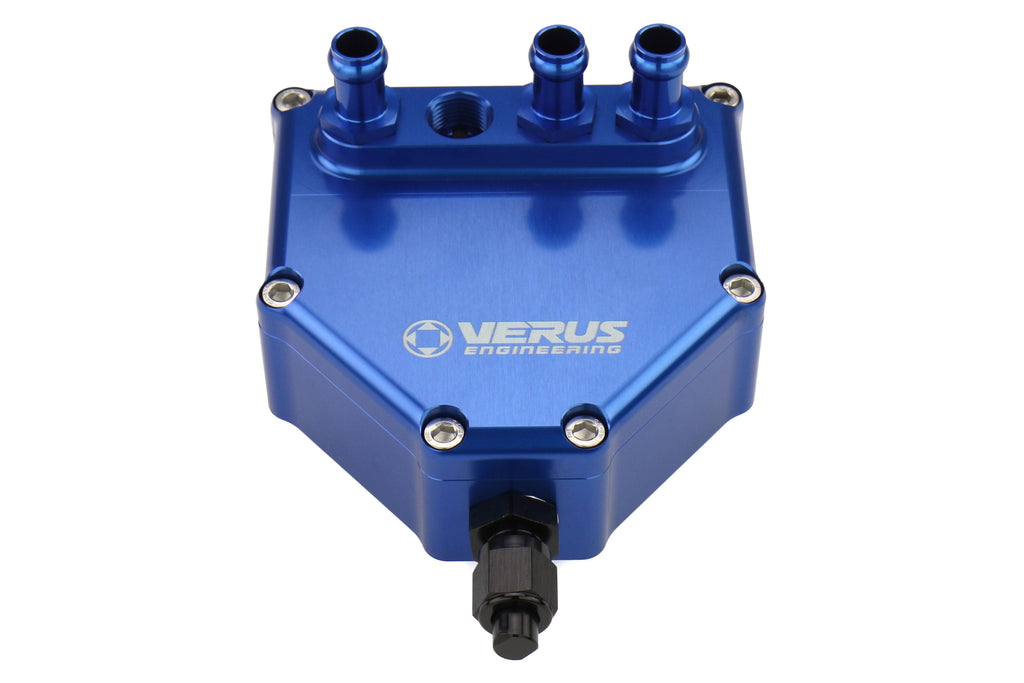 Verus Engineering Dual Air Oil Separator Blue - 2013-2021 Scion FR-S / Subaru BRZ / Toyota 86