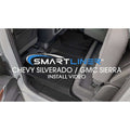 SMARTLINER Floor Liners for 2001-2007 Silverado/Sierra 1500/2500/3500 Double/Extended Cab Classic Body Style
