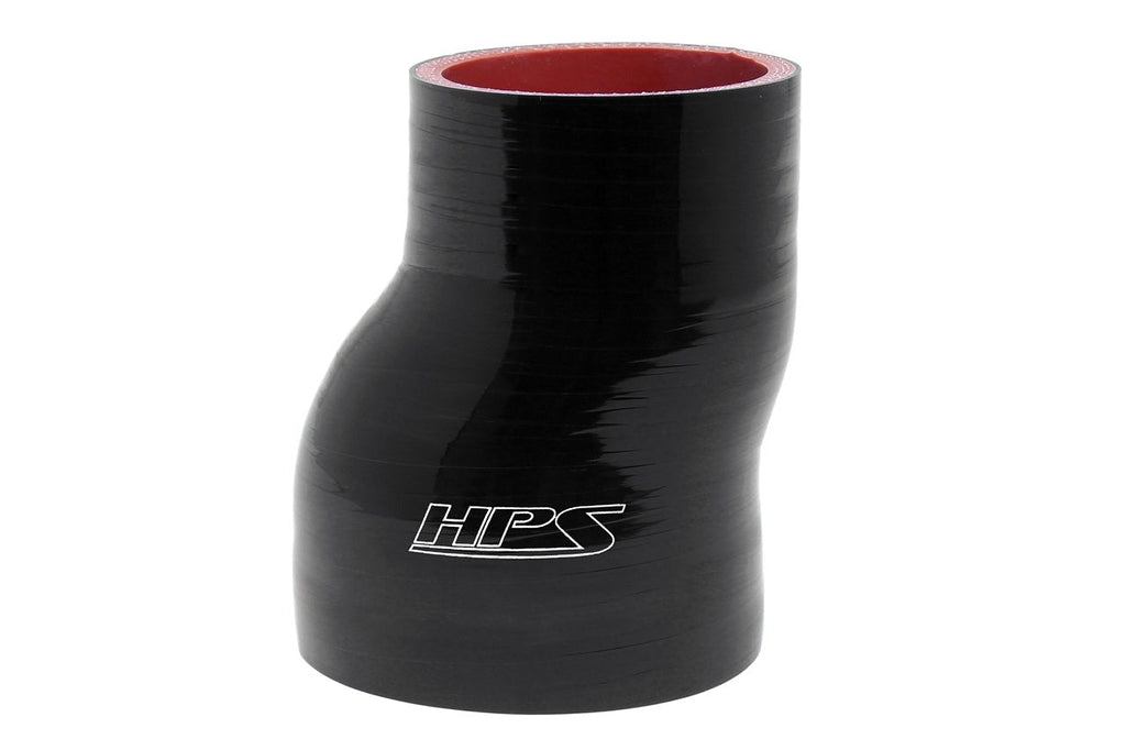 HPS 2-3/4" - 3-1/2" Silicone Offset Reducer Coupler Hose, High Temperature 4-ply Reinforced