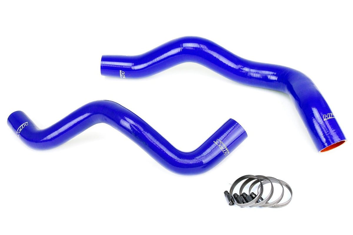HPS Blue Reinforced Silicone Radiator Hose Kit Ford 94-95 Mustang Base V6 3.8L
