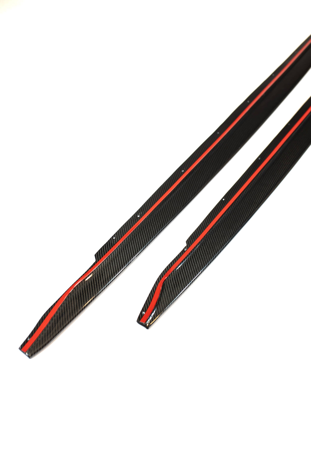 G8X Dry Carbon Fiber Side Skirt Extensions