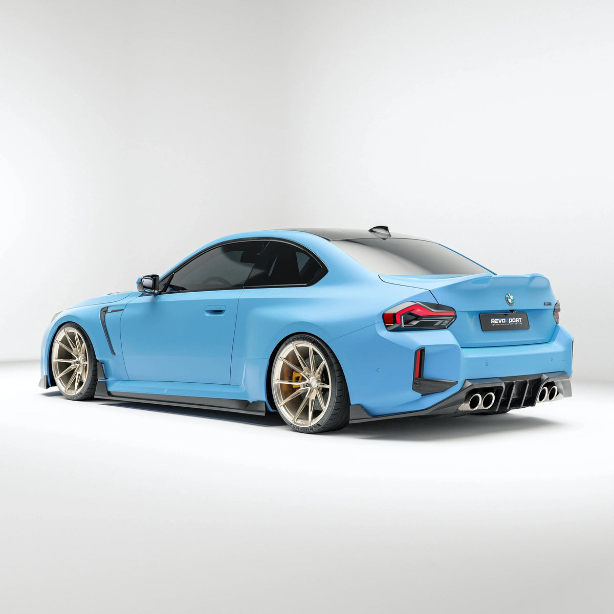 Revozport Carbon Fiber Rear Canards for BMW G87 M2