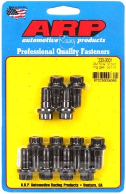 ARP GM 10 and 12 Bolt Ring Gear Bolt Kit
