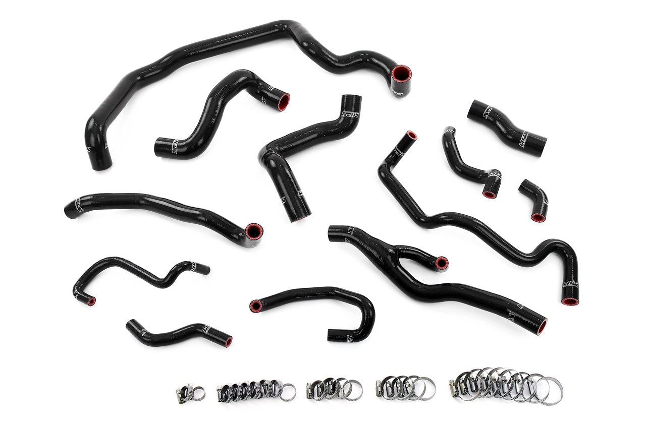 HPS Silicone Radiator, Heater, Water Pump, and Expansion Tank Coolant Hose Kit Mini 07-15 Cooper 1.6L Turbo Automatic Trans.