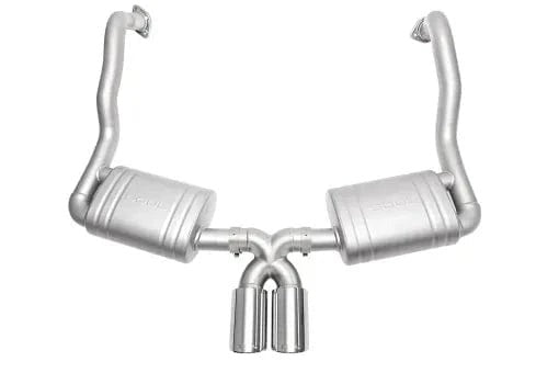 Porsche 981 Cayman / Boxster Performance Exhaust System Chrome Dual Wall