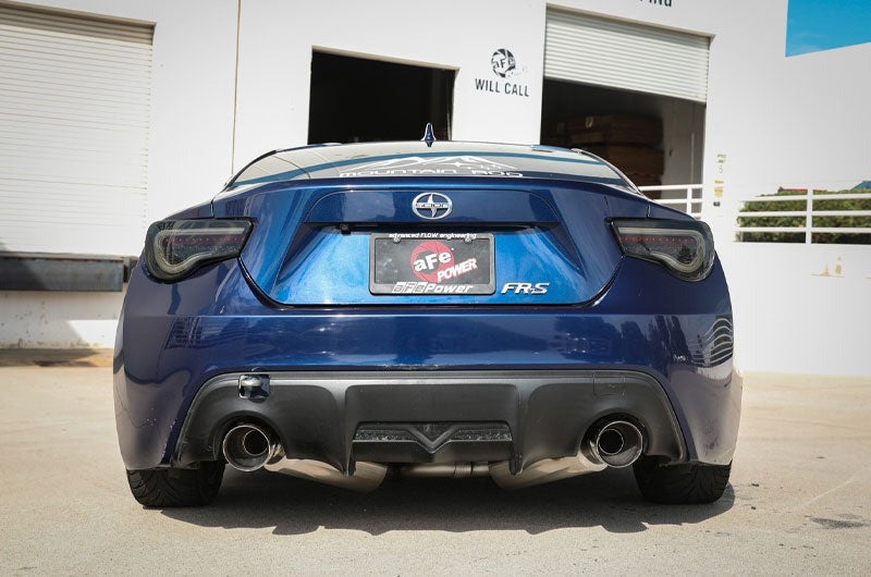 aFe Takeda 2-1/2 IN 304 Stainless Steel Cat-Back Exhaust System w/Polished Tip - 2013-2016 Scion FR-S / 2013-2024 Subaru BRZ / 2017-2020 Toyota 86 / 2022-2024 GR86