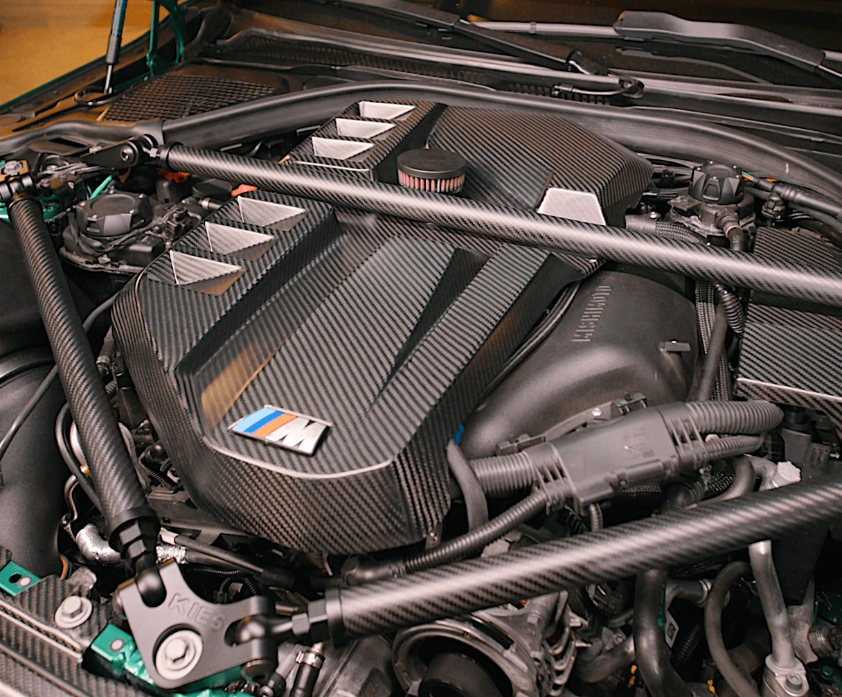 BMW G8X Matte Dry Carbon Engine Bay Kit for the M2 / M3 / M4