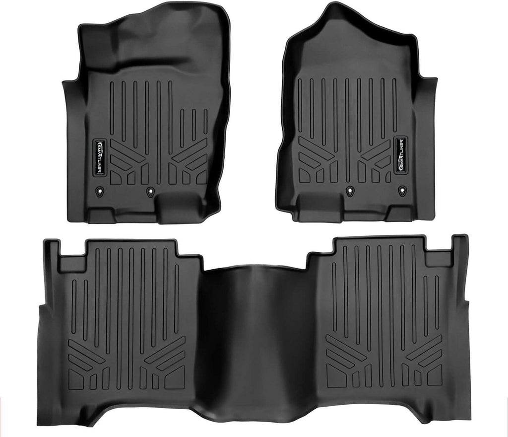 SMARTLINER Floor Liners for 2017-2022 Nissan Titan King Cab With No OTH coverage