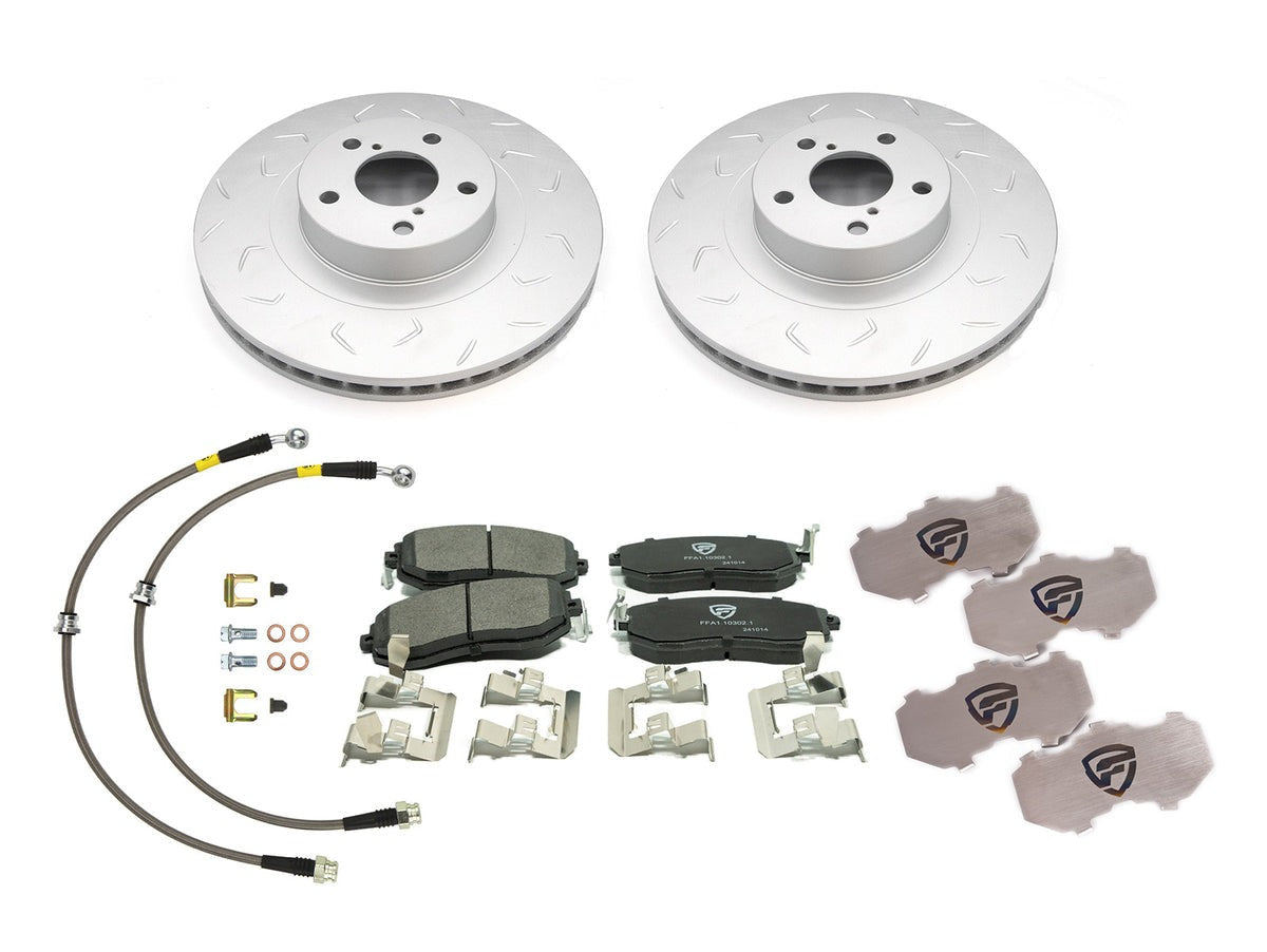 FactionFab Full Brake Kit Combo - Front - 2013-2020 Scion FR-S / Subaru BRZ / Toyota 86 / 2022-2026 Subaru BRZ / Toyota GR86 *Non-Brembo